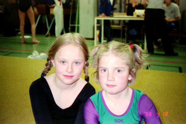 Nadine och Anja